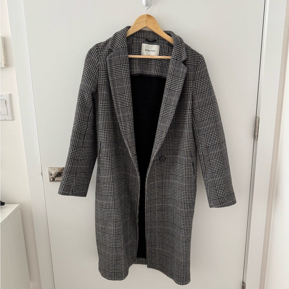 Aritzia Babaton Plaid Coat